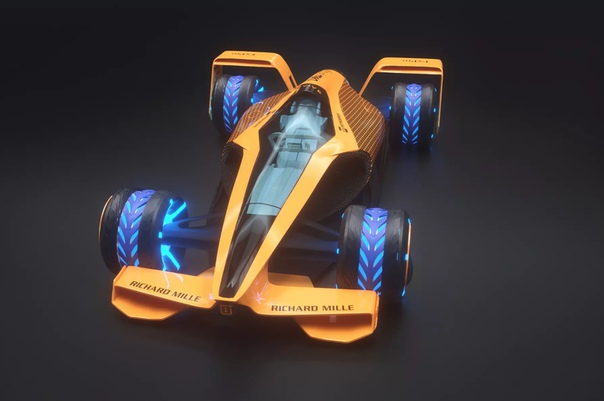 В McLaren придумали как мог бы выглядеть болид Формулы из 2050 года. Концепт MCLExtreme получил меняющие форму элементы аэродинамики. 