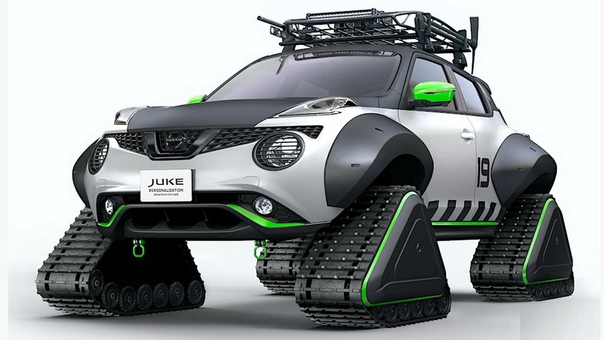 Концепт Nissan Juke для снежных просторов, который обещают показать на автосалоне в Токио.