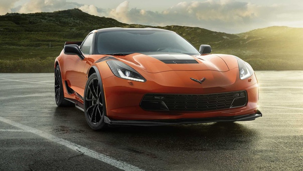 Вот так будут выглядеть версии Chevrolet Corvette Grand Sport и Z06 Final Edition. Эта серия отличается деталями экстерьера из карбона, особыми цветами и мотором.