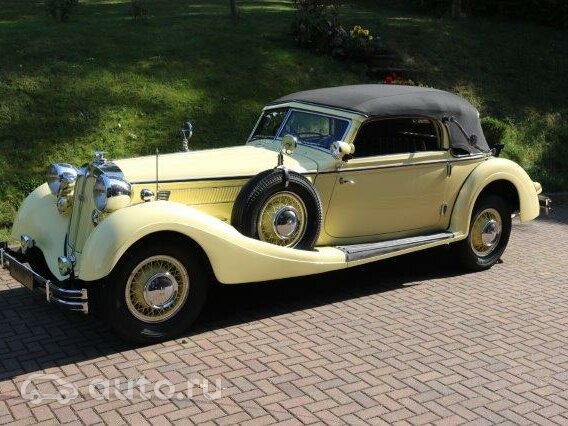 Horch 853 — Один из самых красивых старинных автомобилей! Уникальный — один из 4 произведенных с правым рулем! Реставрация 10-ти летней давности. Покупателю, в подарок, коллекционные часы Horch.