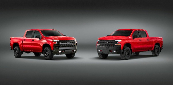 Chevrolet сделали из Lego полноразмерную копию своего пикапа Silverado.