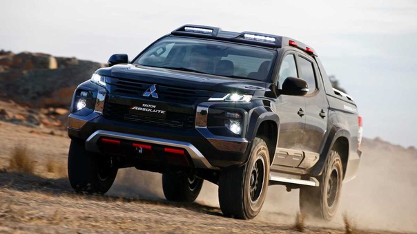 Mitsubishi Motors показала на автосалоне в Бангкоке внедорожную версию пикапа Triton (в России продаётся под названием L200) – Absolute. Она получила 270-миллиметровый дорожный просвет, углепластиковую крышку грузового отсека и накладку на крышу со встроенным светодиодным освещением и поручнями. Пока это концепт, но такой пикап может стать серийным: