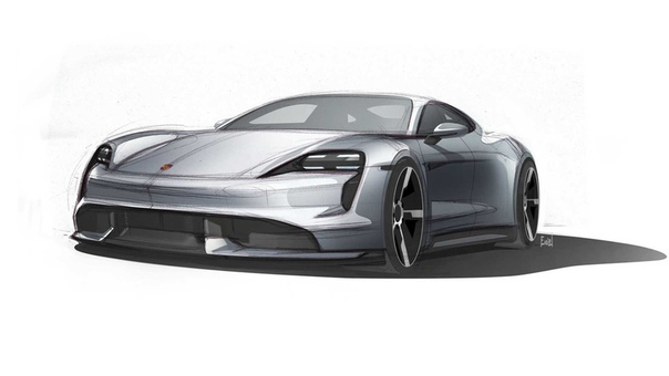Компания Porsche опубликовала дизайн-скетчи электромобиля Taycan. Внешне он практически неотличим от концепта Mission E трёхлетней давности. Премьера серийной версии состоится в сентябре 2019 года: