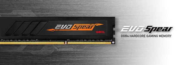Серия GEIL Evo Spear включает модули памяти DDR4 и наборы из них