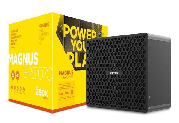 Игровые мини-ПК Zotac Magnus EK/ER оснащаются CPU Intel либо AMD и видеокартами GeForce GTX 1060 либо GTX 1070