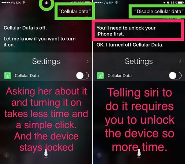 Ошибка в Siri позволяет получить доступ к некоторым настройкам на заблокированном смартфоне iPhone