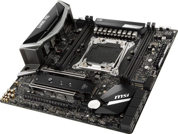 Системная плата MSI X299M Gaming Pro Carbon AC рассчитана на процессоры Intel Core X