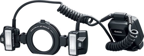 Вспышка Canon Macro Twin-Lite MT-26EX-RT предназначена для макросъемки