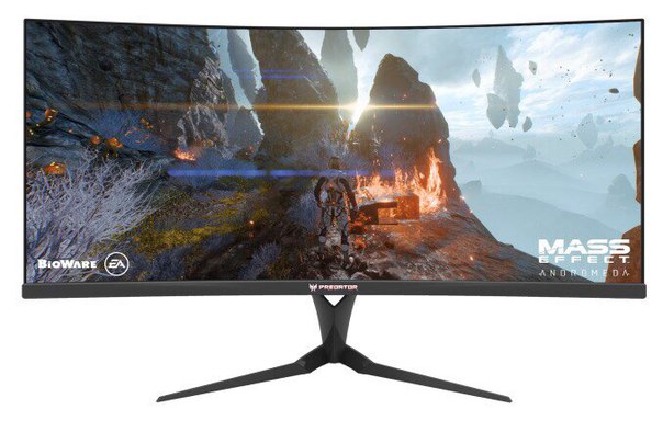 Игровой монитор Acer Predator X35 получил изогнутую панель с квантовыми точками и адаптивную подсветку Advanced LED