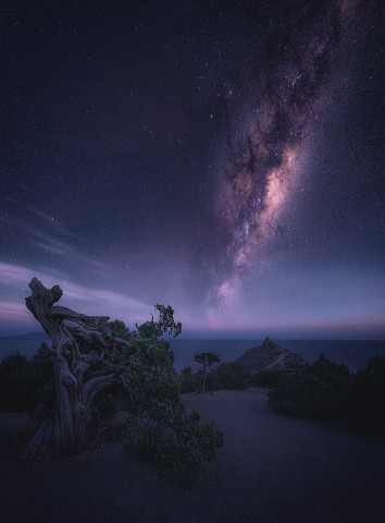 Ночь в Крыму, Новый Свет. Автор фото – Кирилл Волков.