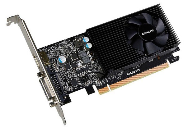 Gigabyte ограничилась двумя низкопрофильными вариантами GeForce GT 1030