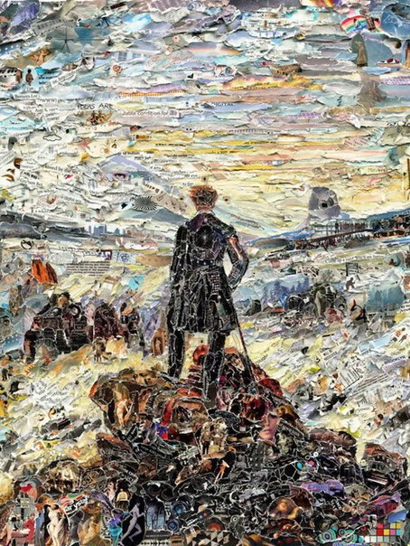 Американец Вик Мунис (Vik Muniz) – настоящий мэтр современного искусства, творчество которого пользуется широкой популярностью во всем мире. Среди его последних работ неподдельный интерес вызывает серия коллажей, вдохновленная полотнами Мане, Дега, Ван Гога и других художников-импрессионистов. Мастер создает оригинальные «репродукции», используя в качестве материала вырезки из журналов, печатную рекламу и комиксы. 