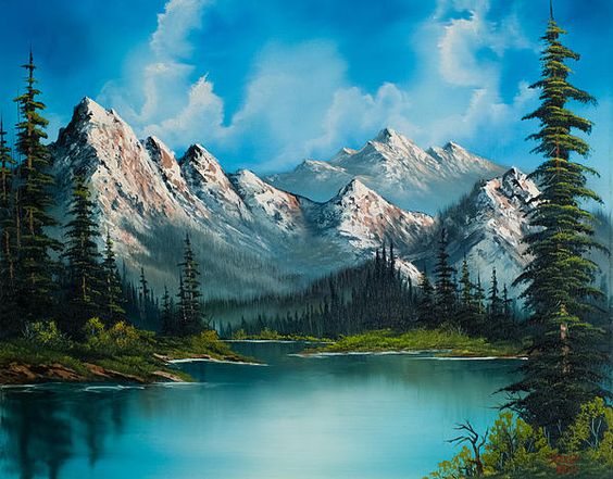 Художник Bob Ross