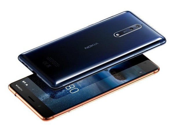 Nokia 8 c 6 ГБ ОЗУ и 128 ГБ флэш-памяти выйдет в Европе в октябре 