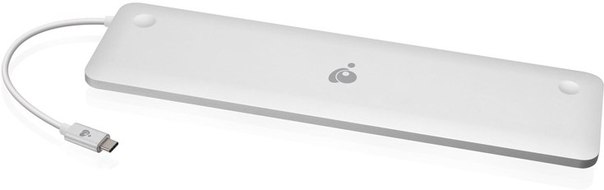 Портативная стыковочная станция Iogear GUD3C02 рассчитана на подключение к порту USB-C 