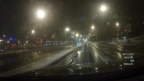Публикуем видео самого жесткого ДТП этой ночи, снятое водителем Ford`а
