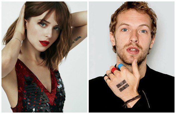 СМИ: звезда «50 оттенков серого» Дакота Джонсон встречается с солистом Coldplay
