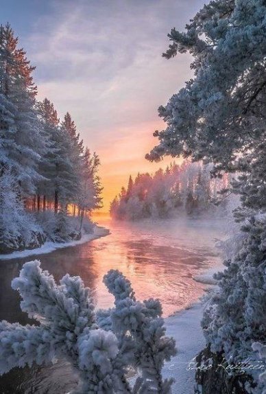 Природа лучший художник и вдохновитель!