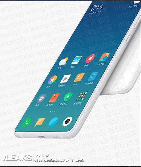 На новом изображении смартфона Xiaomi Mi Mix 3 хорошо виден безрамочный экран и разъем USB-C 