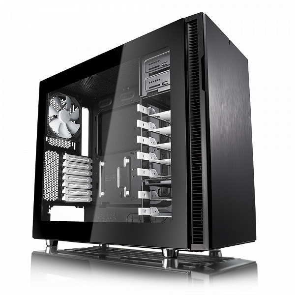 Компания Fractal Design сообщила, что владельцы компьютерных корпусов Define S, R4 и R5 теперь самостоятельно могут оснастить эти модели боковыми панелями из закаленного стекла. Панель можно установить с любой стороны. Конечно, приобретя две панели, можно поставить обе. Модификация выполняется без болтов или дополнительных креплений, поскольку панель полностью совместима со штатным механизмом крепления. Впрочем, для более надежной фиксации, например, если предстоит транспортировка, в комплекте есть дополнительные винты с накатанной головкой. Панели совместимы с корпусами Fractal Design Define S, Define R4, Core 3300 и Core 3500. Ориентировочная розничная цена набора с панелью Define R5 TG равна 36 долларам. Набор с панелью Define S TG стоит столько же. В России новинки должны появиться в конце этого года.