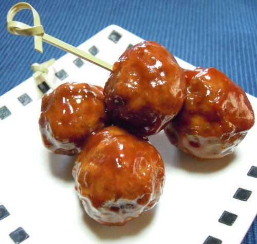 Мясные шарики в кисло-сладком соусе 