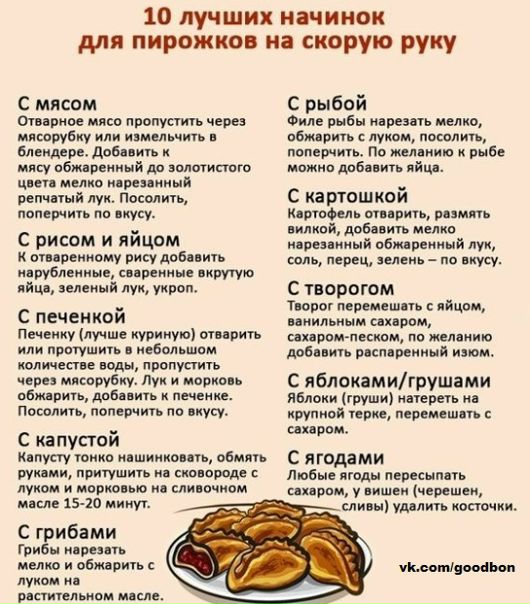  Готовим вкуснейшие пирожки) Сохрани рецепт