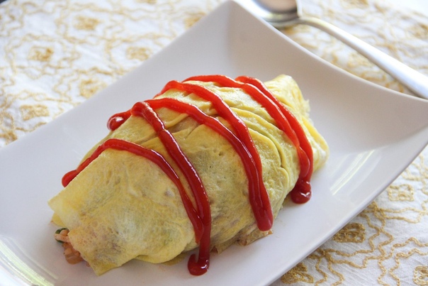 Омурайс/Omurice. 