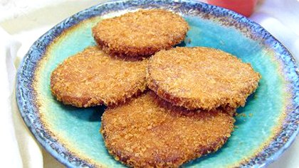 Котлеты из ветчины/Deep–fried ham cutlets/Hamu-katsu. 
