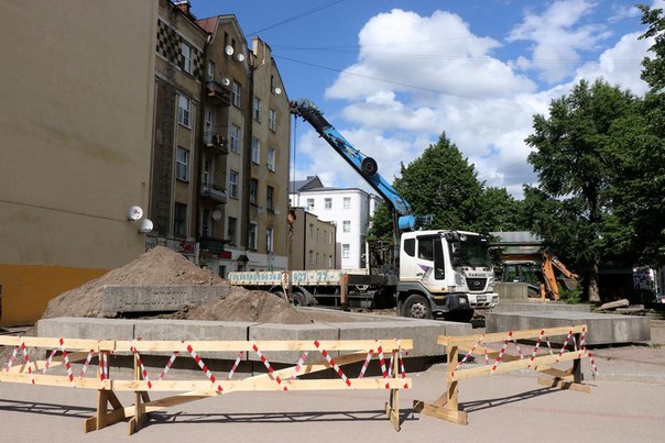Мы следим за ходом благоустройства и реставрации в Выборгском районe