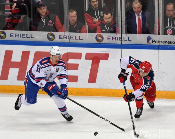 ЦСКА победил СКА и повел 2-0 в полуфинальной серии плей-офф КХЛ