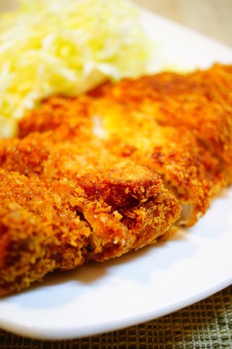 Тонкацу с чесноком/Garlic Tonkatsu. 