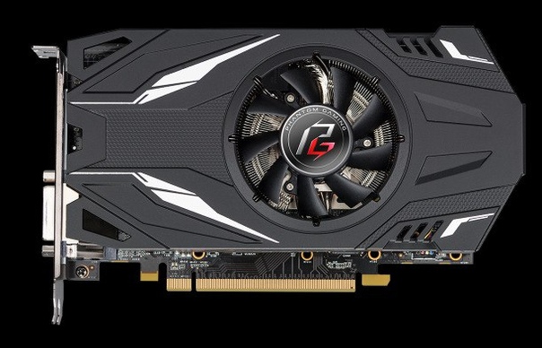 Видеокарты ASRock Phantom Gaming M1 Radeon RX570 оснащаются лишь одним портом DVI 