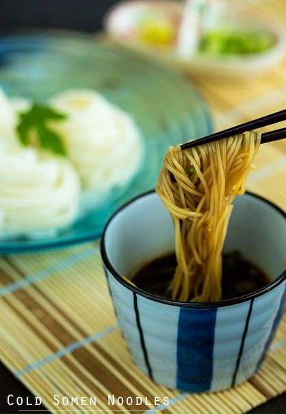 Холодная лапша Сомен/Cold Somen Noodles. 