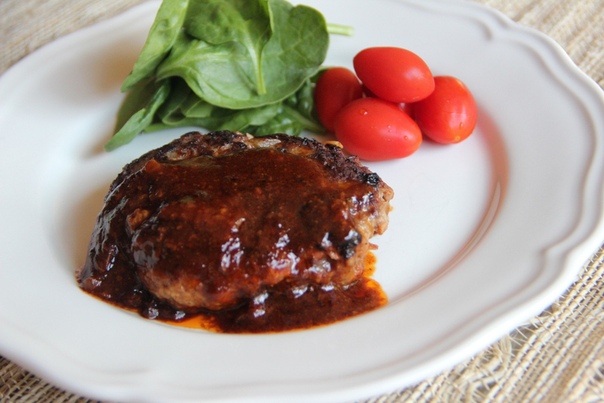 Хамбагу – рубленый бифштекс/Hamburger Steak/Hambagu. 