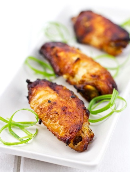 Запеченная курица с чесноком и мисо/Garlic Miso Chicken. 