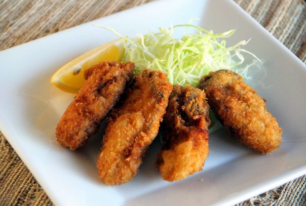 Жареные устрицы/Kaki Fry/Fried Oyster. 