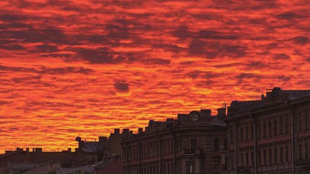 Кажется, что и сам город подарил романтик всем жителям Петербурга в День Святого Валентина! 