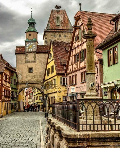 Ротенбург-об-дер-Таубер, Бавария, Германия.