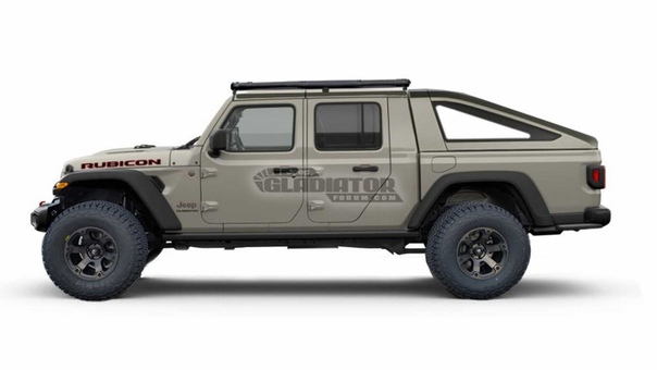 Умельцы Photoshop сделали несколько рендеров того, как мог бы выглядеть новый пикап Jeep Gladiator с дополнительными деталями.