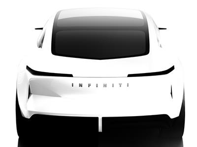 Infiniti анонсировала премьеру белого электрического седана Qs 