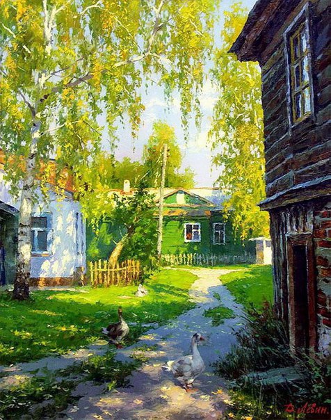 Красота природы в картинах Дмитрия Левина