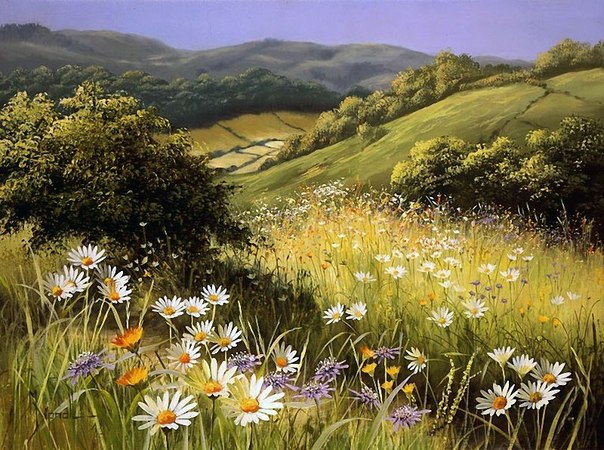 Прекрасные цветочные пейзажи от Mary Dipnall