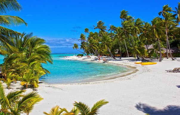 Пляж Туамоту, Атолл Французская Полинезия