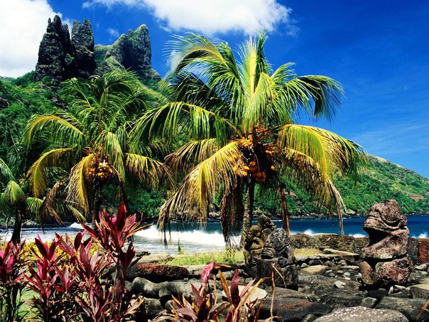 Остров Нуку-Хива входит в Северную группу Маркизских островов и является самым крупным из островов этого архипелага.