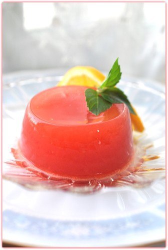 Красное желе из помидоров/Red Tomato Jello. 