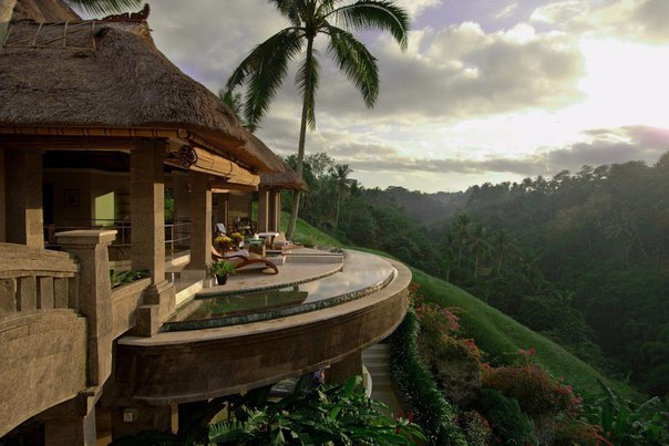 Терраса с волшебным пейзажем, Бали