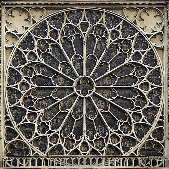 Окна-розы готических соборов
