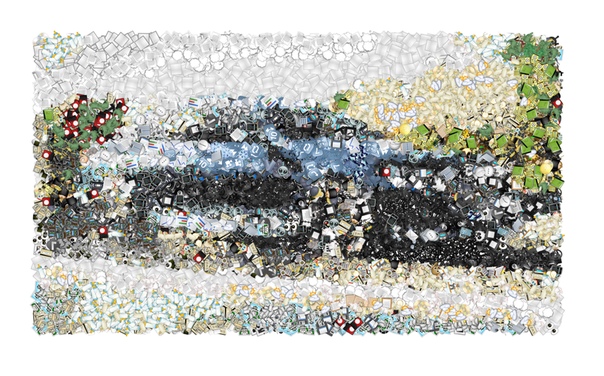 Американский программист создал сервис Emoji Mosaic, превращающий любые картинки в мозаику из эмодзи – даже фотографии автомобилей из нашего сегодняшнего дайджеста: