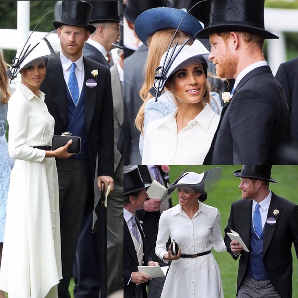 Новый выход: принц Гарри и Меган Маркл на скачках Royal Ascot
