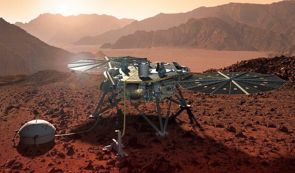 Датчик сейсмической активности зонда InSight приземлился на Марс с небольшим наклоном